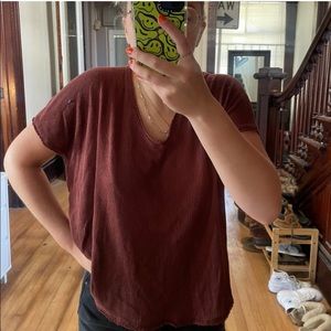 Urban Outfitters Crochet V-Neck Shirt